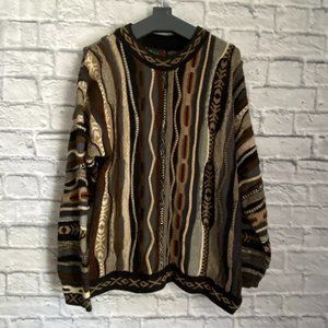 BAUCCI Men's Sweater Sz L Multi Color 100% Acrylic